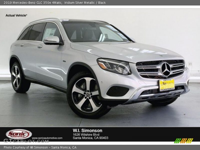 Iridium Silver Metallic / Black 2019 Mercedes-Benz GLC 350e 4Matic