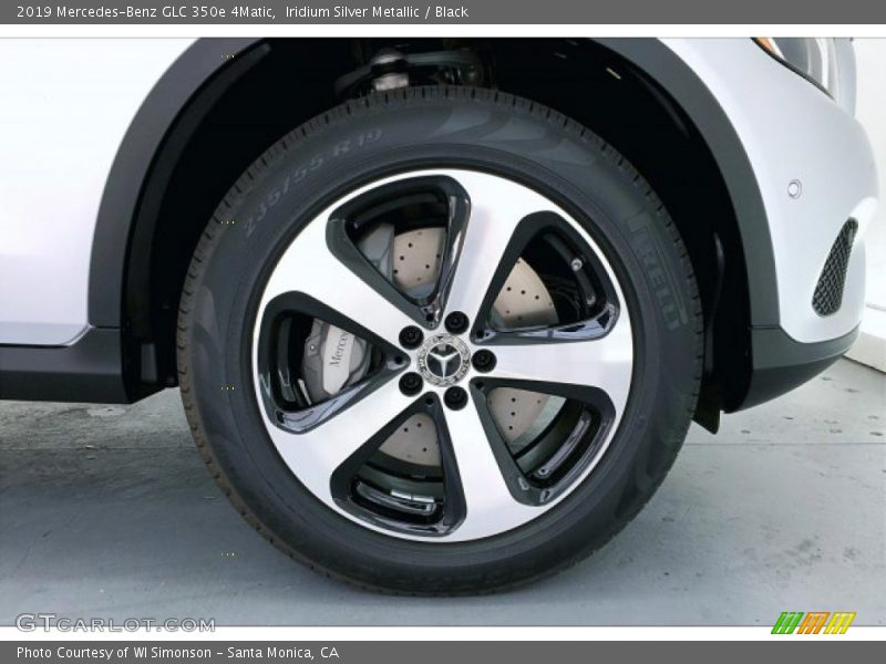 Iridium Silver Metallic / Black 2019 Mercedes-Benz GLC 350e 4Matic