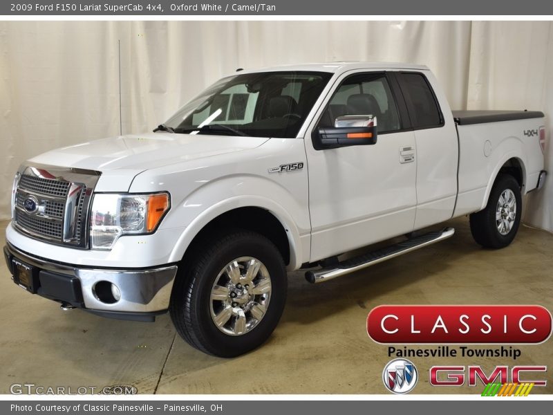 Oxford White / Camel/Tan 2009 Ford F150 Lariat SuperCab 4x4