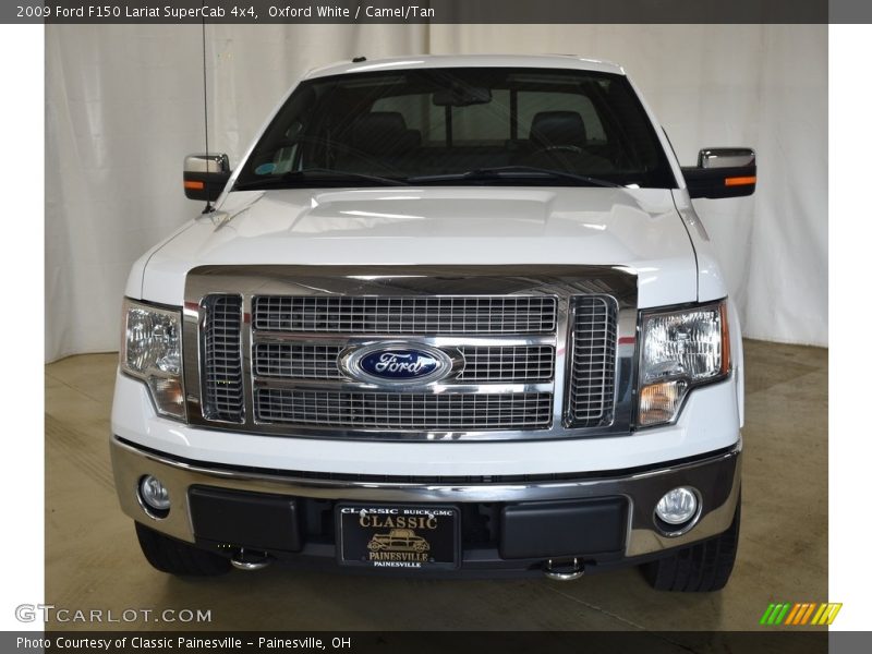 Oxford White / Camel/Tan 2009 Ford F150 Lariat SuperCab 4x4