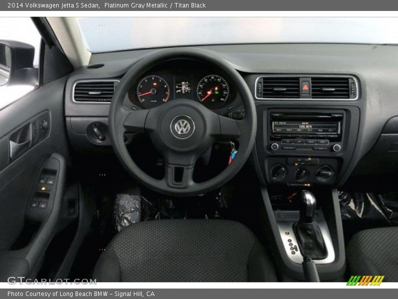 Platinum Gray Metallic / Titan Black 2014 Volkswagen Jetta S Sedan