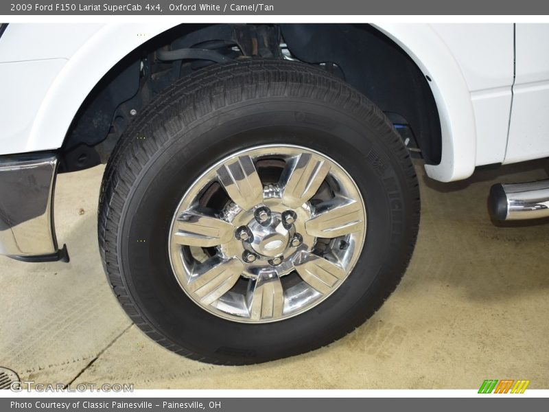Oxford White / Camel/Tan 2009 Ford F150 Lariat SuperCab 4x4