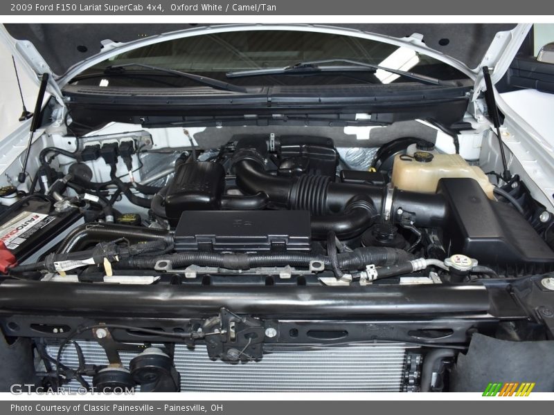 Oxford White / Camel/Tan 2009 Ford F150 Lariat SuperCab 4x4