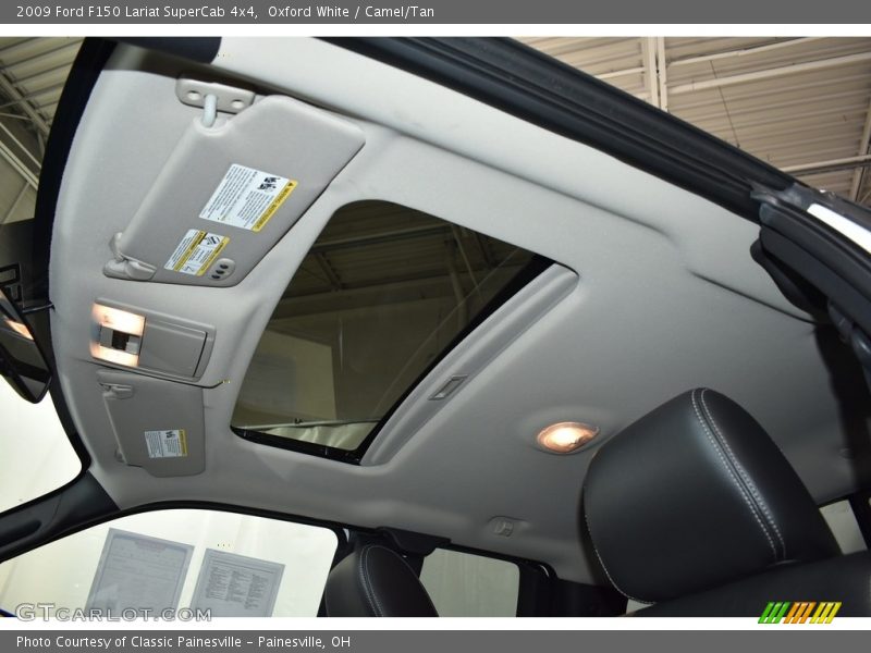 Oxford White / Camel/Tan 2009 Ford F150 Lariat SuperCab 4x4