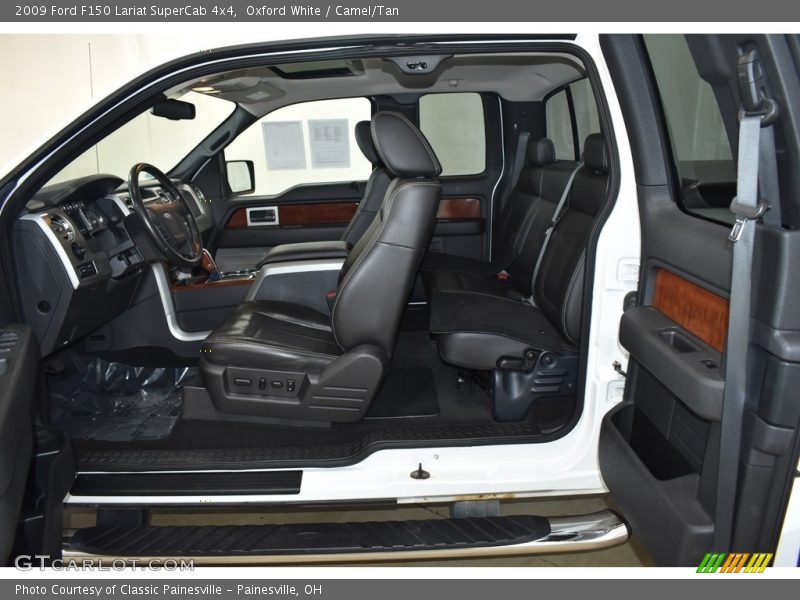 Oxford White / Camel/Tan 2009 Ford F150 Lariat SuperCab 4x4