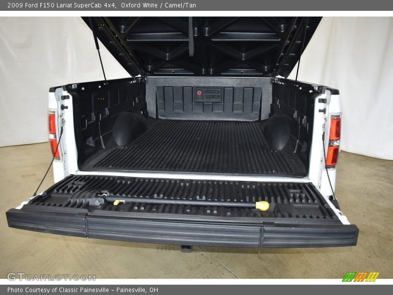 Oxford White / Camel/Tan 2009 Ford F150 Lariat SuperCab 4x4