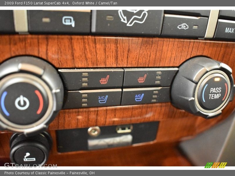 Oxford White / Camel/Tan 2009 Ford F150 Lariat SuperCab 4x4