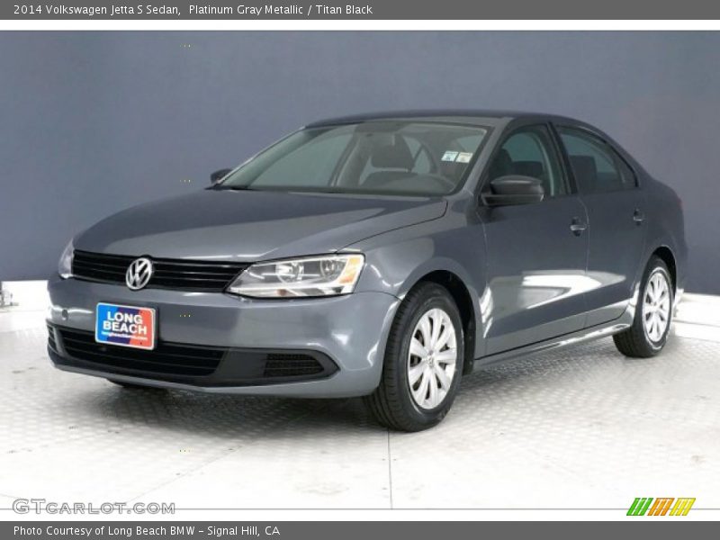 Platinum Gray Metallic / Titan Black 2014 Volkswagen Jetta S Sedan