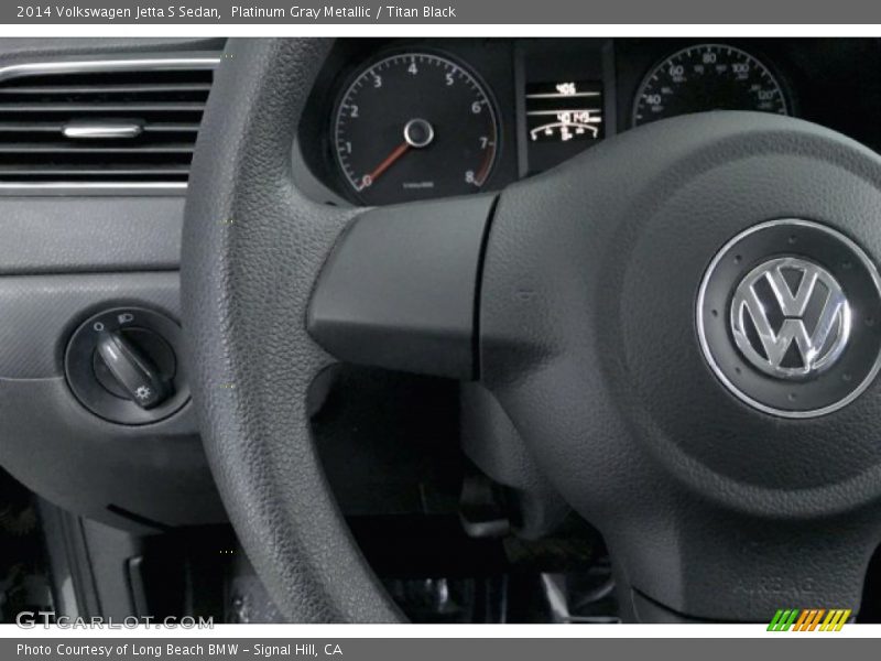 Platinum Gray Metallic / Titan Black 2014 Volkswagen Jetta S Sedan