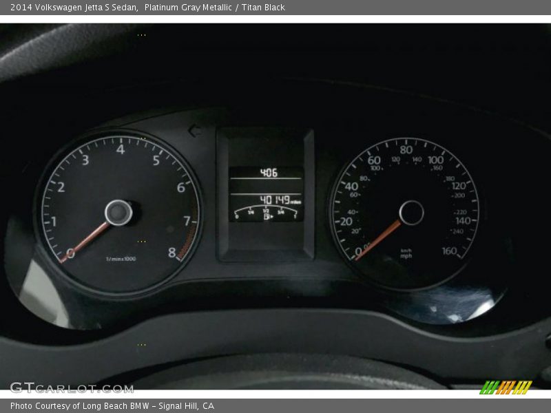 Platinum Gray Metallic / Titan Black 2014 Volkswagen Jetta S Sedan