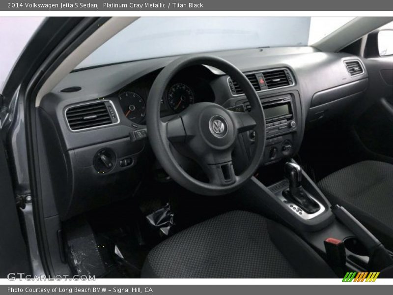 Platinum Gray Metallic / Titan Black 2014 Volkswagen Jetta S Sedan