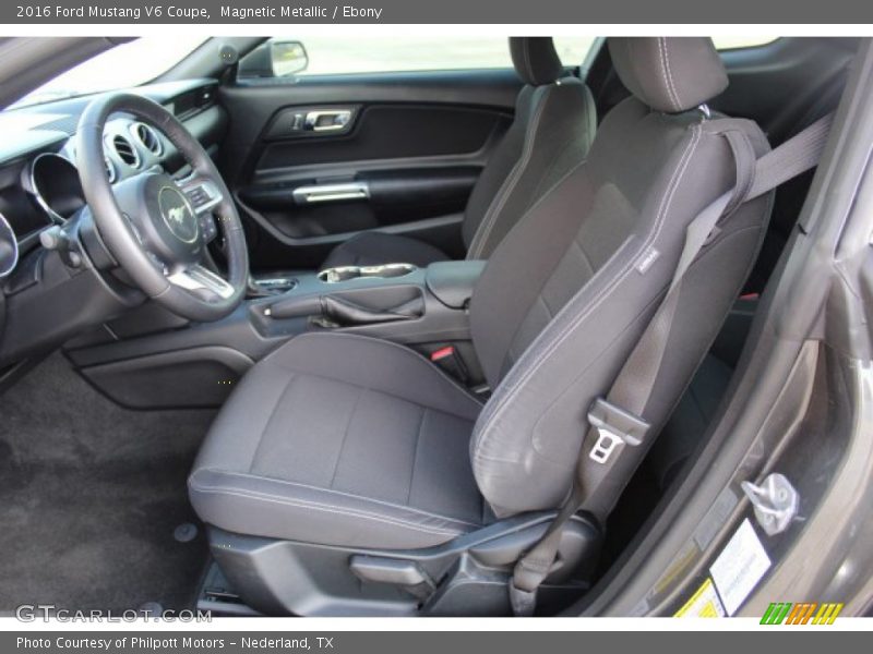 Magnetic Metallic / Ebony 2016 Ford Mustang V6 Coupe