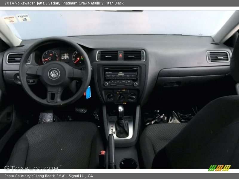 Platinum Gray Metallic / Titan Black 2014 Volkswagen Jetta S Sedan