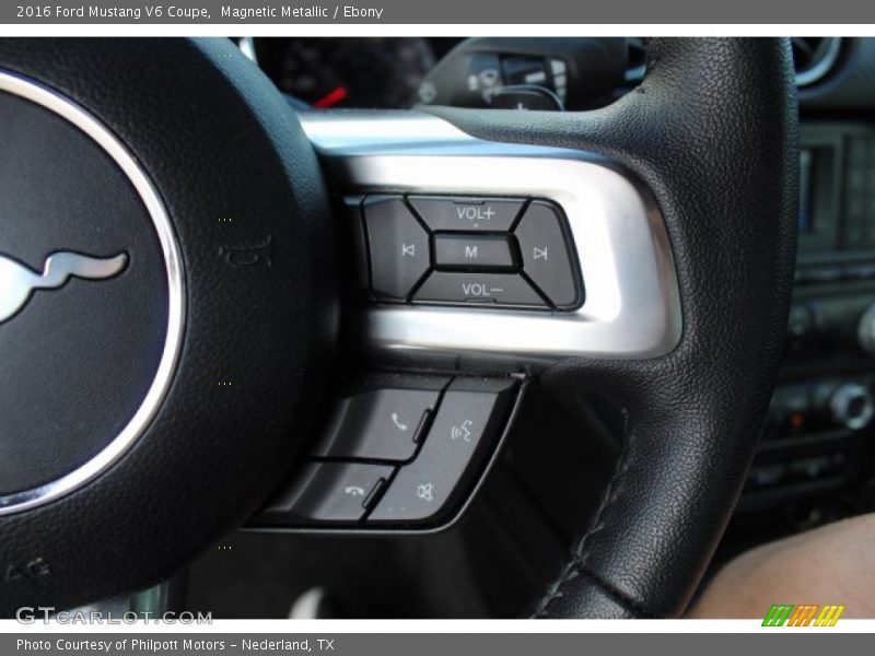 Magnetic Metallic / Ebony 2016 Ford Mustang V6 Coupe