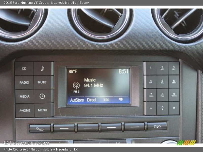 Magnetic Metallic / Ebony 2016 Ford Mustang V6 Coupe