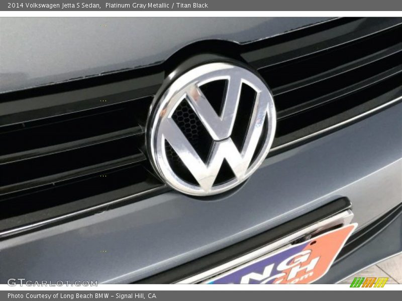 Platinum Gray Metallic / Titan Black 2014 Volkswagen Jetta S Sedan