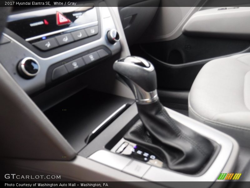 White / Gray 2017 Hyundai Elantra SE