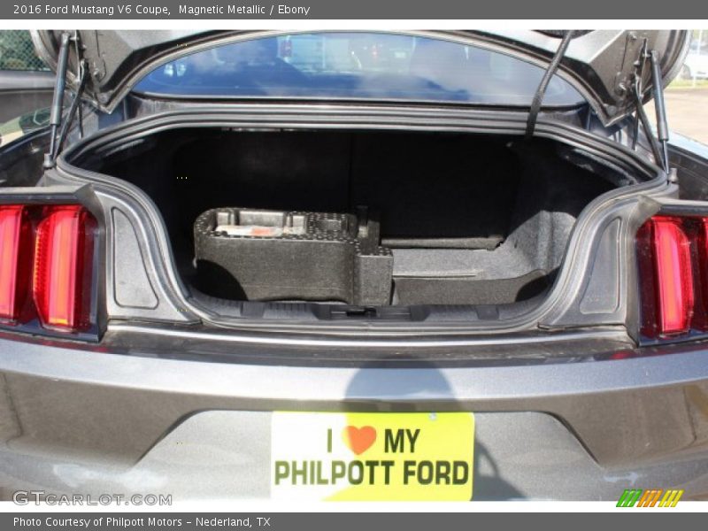 Magnetic Metallic / Ebony 2016 Ford Mustang V6 Coupe