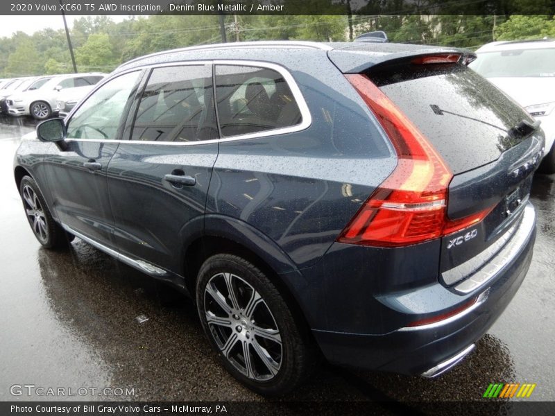 Denim Blue Metallic / Amber 2020 Volvo XC60 T5 AWD Inscription