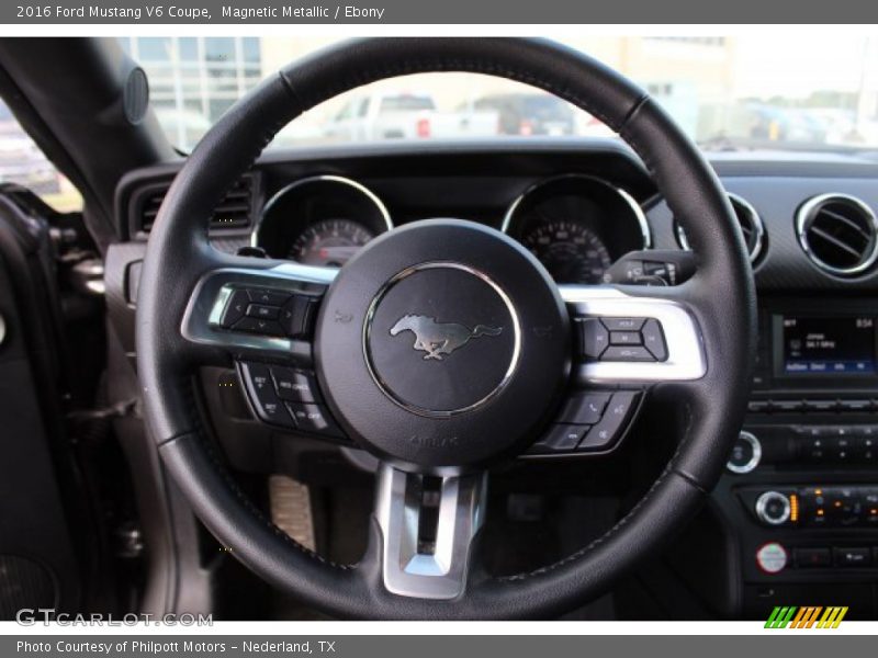 Magnetic Metallic / Ebony 2016 Ford Mustang V6 Coupe