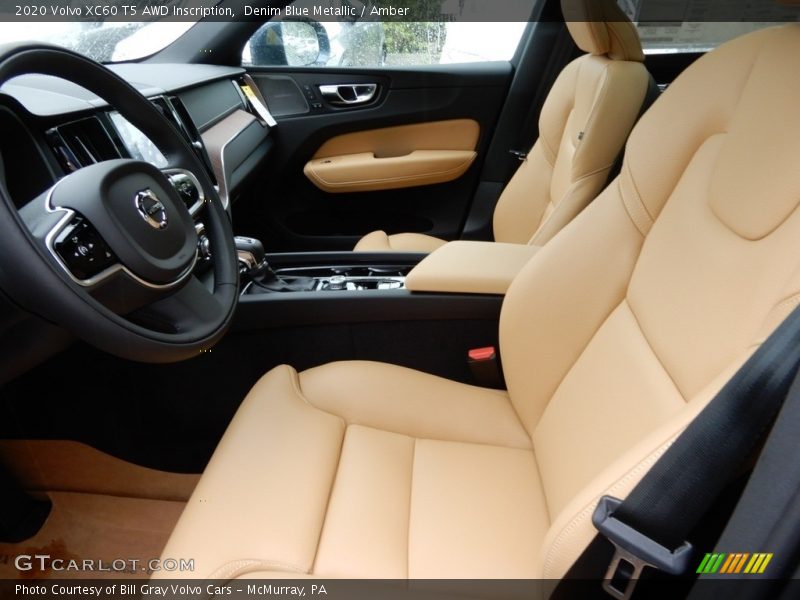  2020 XC60 T5 AWD Inscription Amber Interior