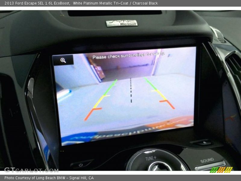 White Platinum Metallic Tri-Coat / Charcoal Black 2013 Ford Escape SEL 1.6L EcoBoost