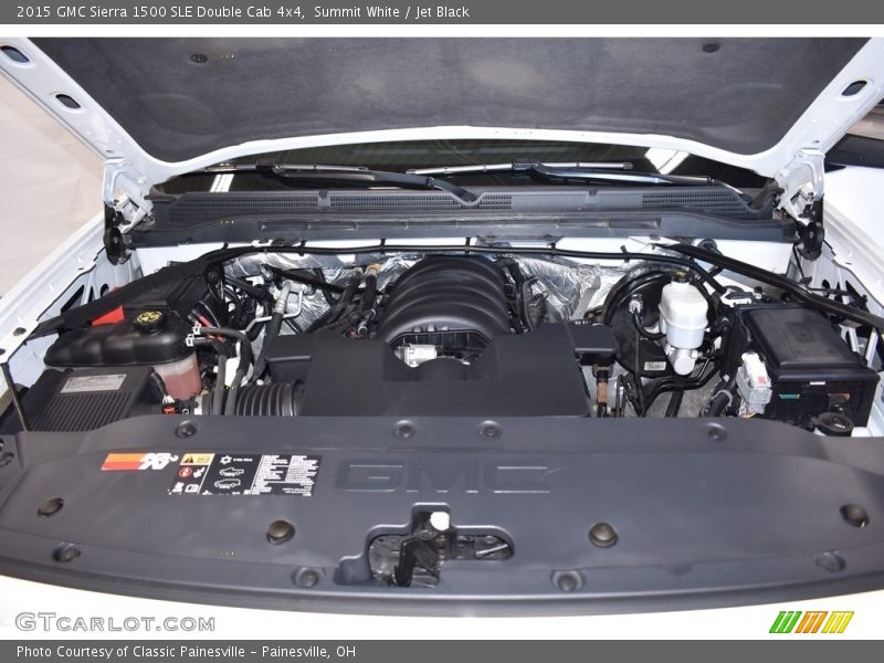 Summit White / Jet Black 2015 GMC Sierra 1500 SLE Double Cab 4x4