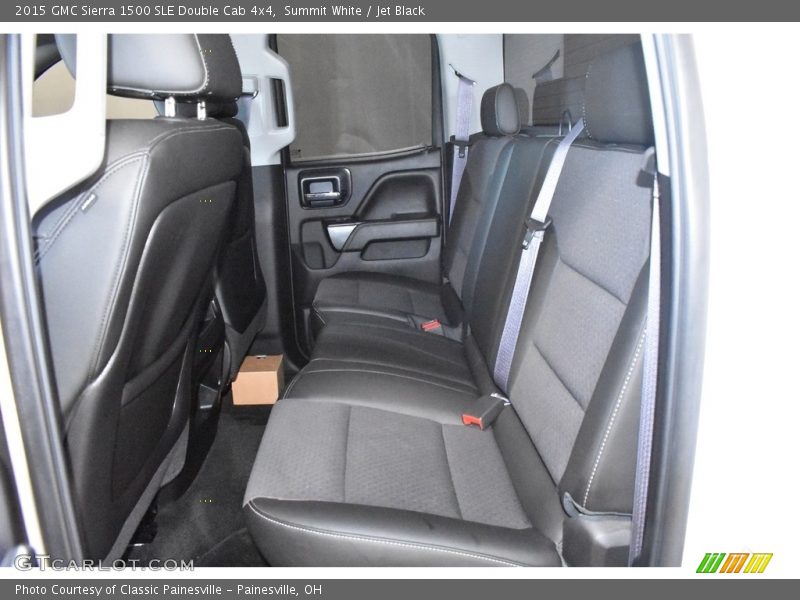 Summit White / Jet Black 2015 GMC Sierra 1500 SLE Double Cab 4x4