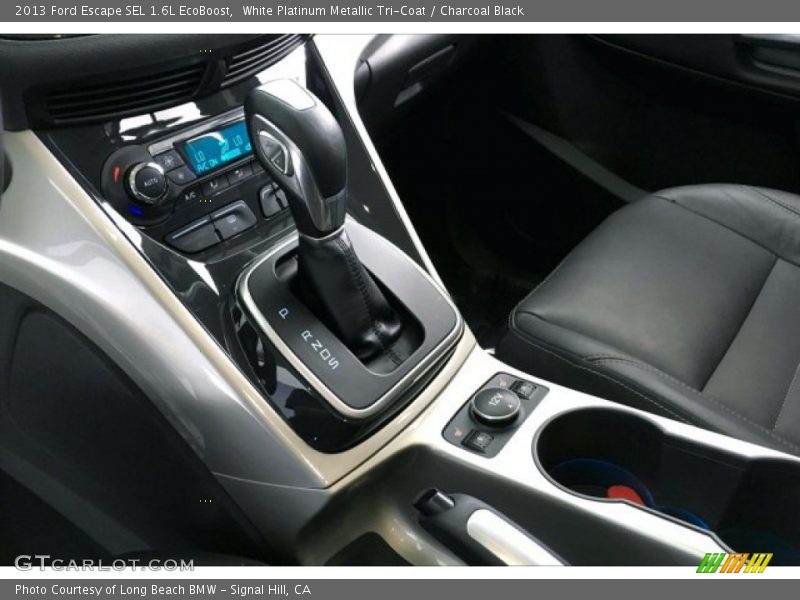 White Platinum Metallic Tri-Coat / Charcoal Black 2013 Ford Escape SEL 1.6L EcoBoost