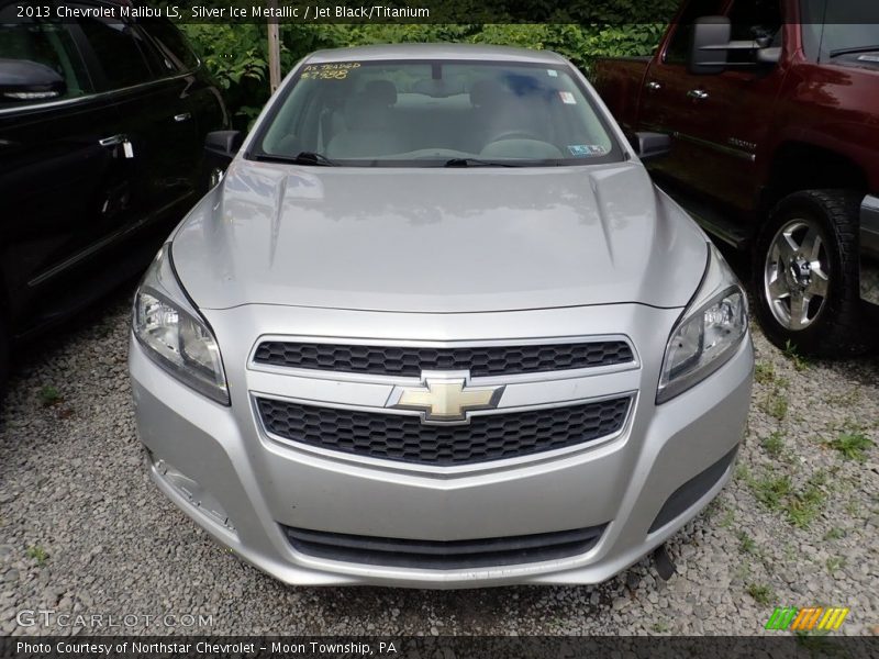 Silver Ice Metallic / Jet Black/Titanium 2013 Chevrolet Malibu LS