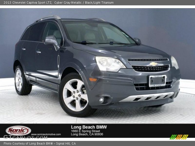 Cyber Gray Metallic / Black/Light Titanium 2013 Chevrolet Captiva Sport LTZ
