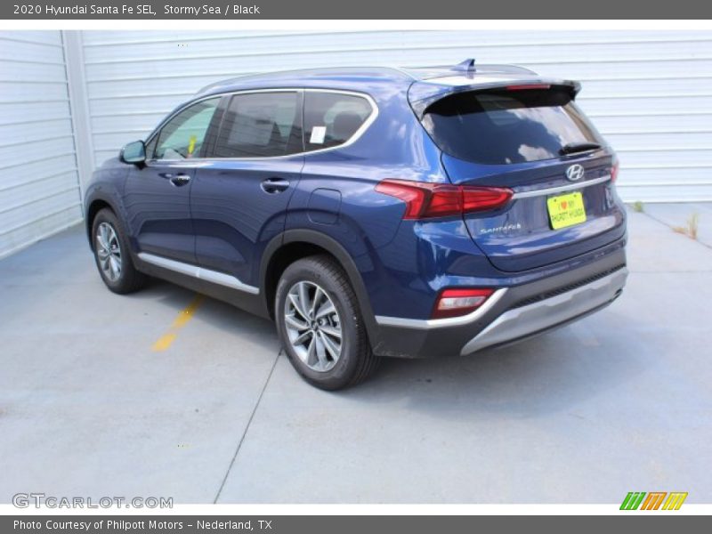 Stormy Sea / Black 2020 Hyundai Santa Fe SEL