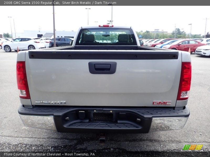 Silver Birch Metallic / Dark Titanium 2008 GMC Sierra 1500 Regular Cab