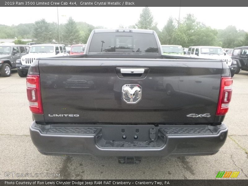 Granite Crystal Metallic / Black 2019 Ram 3500 Limited Crew Cab 4x4