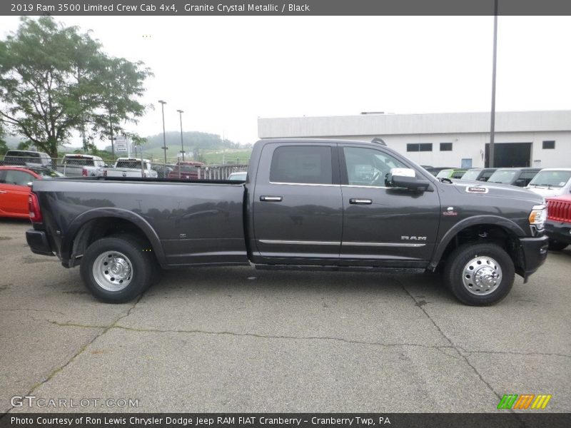 Granite Crystal Metallic / Black 2019 Ram 3500 Limited Crew Cab 4x4