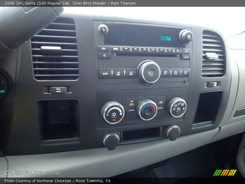 Silver Birch Metallic / Dark Titanium 2008 GMC Sierra 1500 Regular Cab