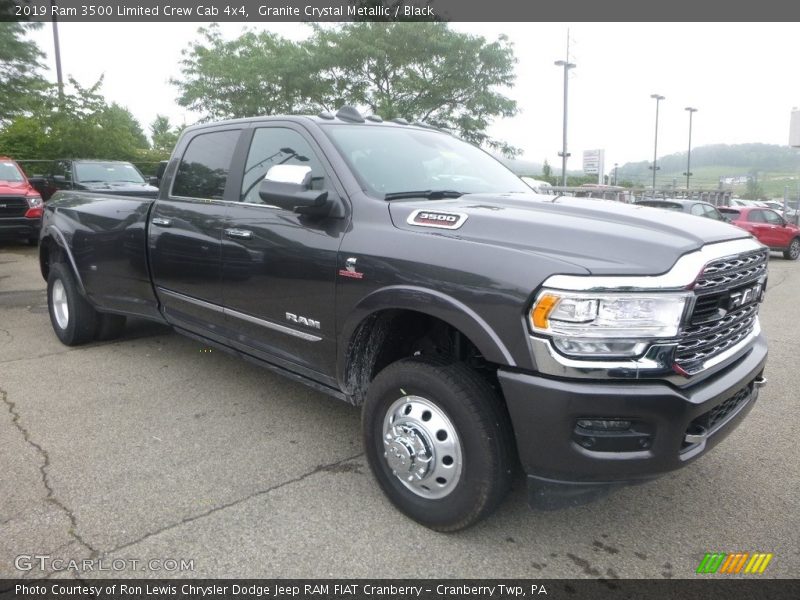 Granite Crystal Metallic / Black 2019 Ram 3500 Limited Crew Cab 4x4