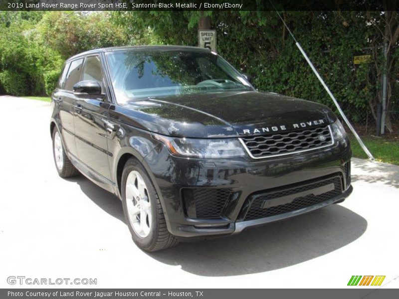 Santorini Black Metallic / Ebony/Ebony 2019 Land Rover Range Rover Sport HSE