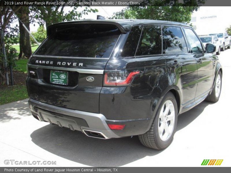 Santorini Black Metallic / Ebony/Ebony 2019 Land Rover Range Rover Sport HSE