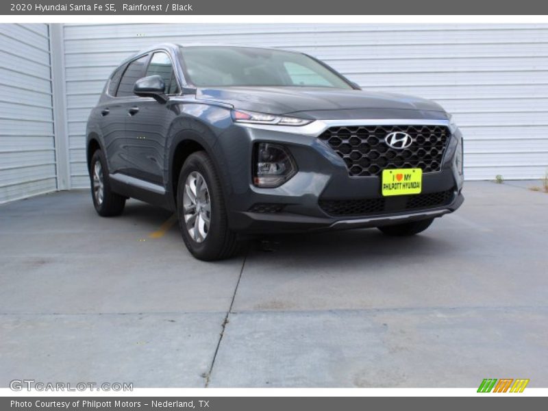Rainforest / Black 2020 Hyundai Santa Fe SE