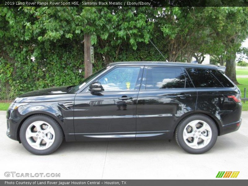 Santorini Black Metallic / Ebony/Ebony 2019 Land Rover Range Rover Sport HSE