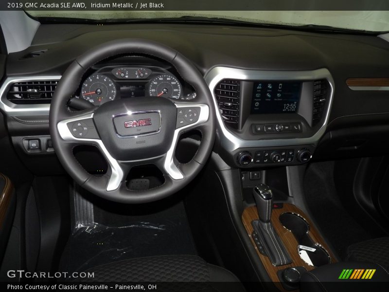 Iridium Metallic / Jet Black 2019 GMC Acadia SLE AWD