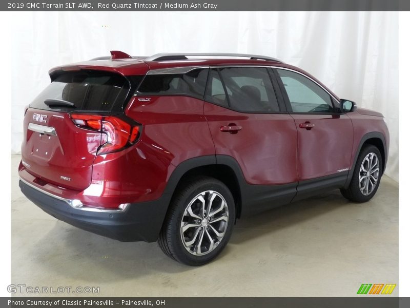 Red Quartz Tintcoat / Medium Ash Gray 2019 GMC Terrain SLT AWD