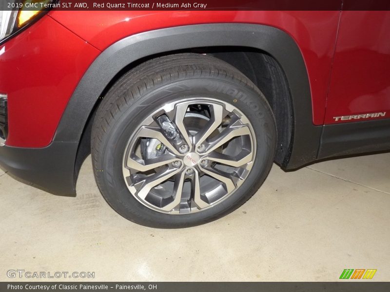 Red Quartz Tintcoat / Medium Ash Gray 2019 GMC Terrain SLT AWD