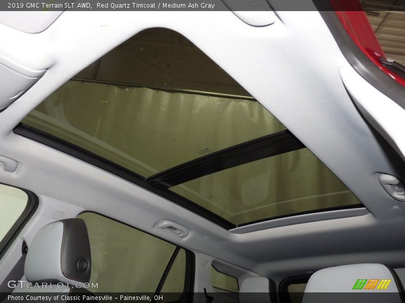 Red Quartz Tintcoat / Medium Ash Gray 2019 GMC Terrain SLT AWD