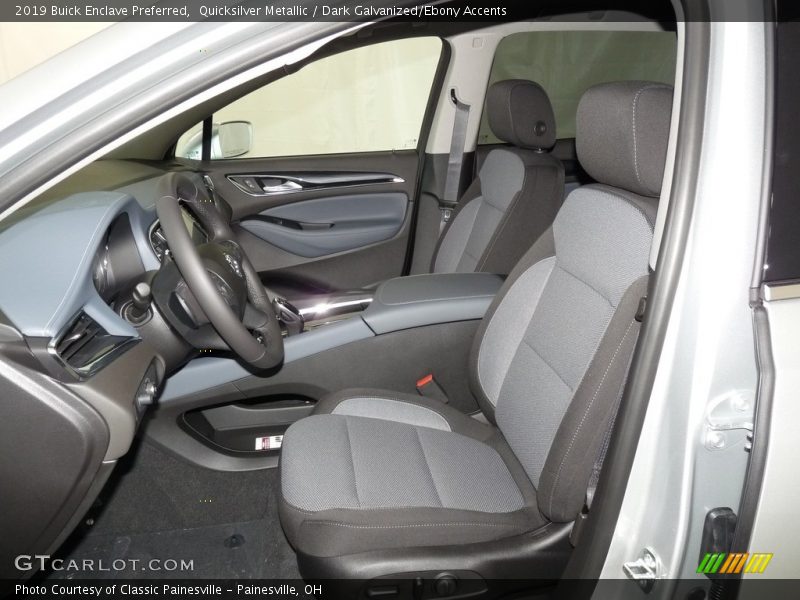 Quicksilver Metallic / Dark Galvanized/Ebony Accents 2019 Buick Enclave Preferred