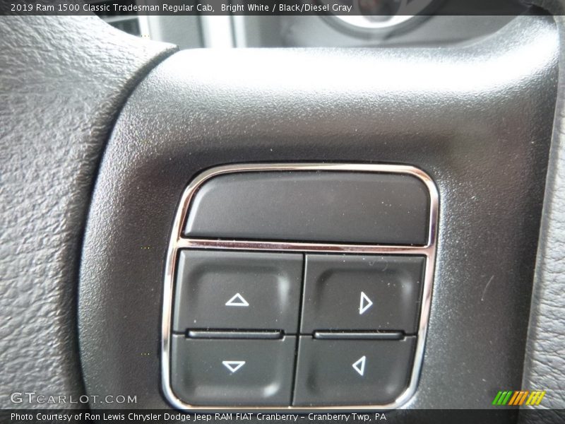 Bright White / Black/Diesel Gray 2019 Ram 1500 Classic Tradesman Regular Cab