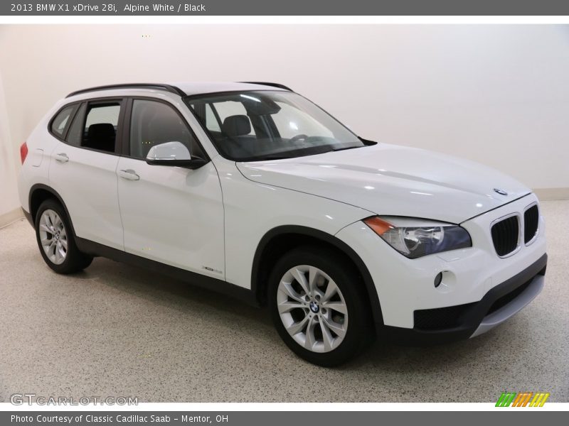 Alpine White / Black 2013 BMW X1 xDrive 28i