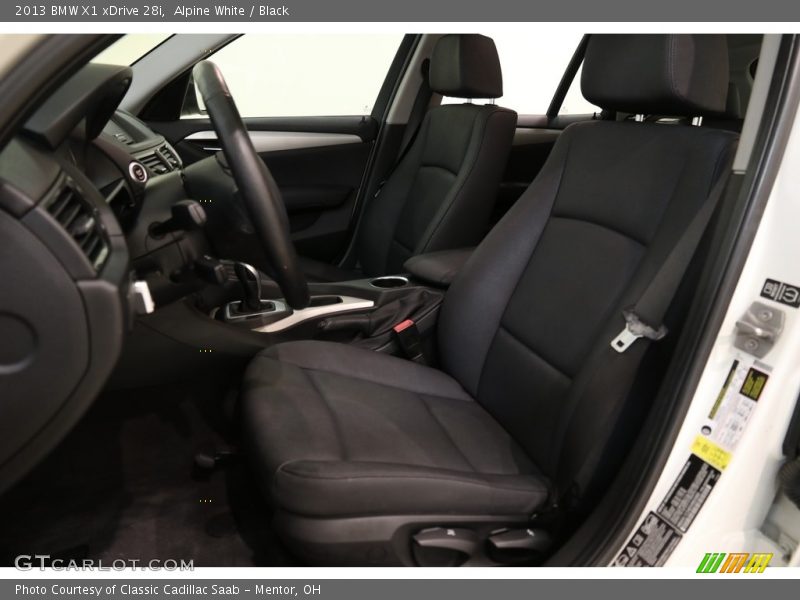 Alpine White / Black 2013 BMW X1 xDrive 28i