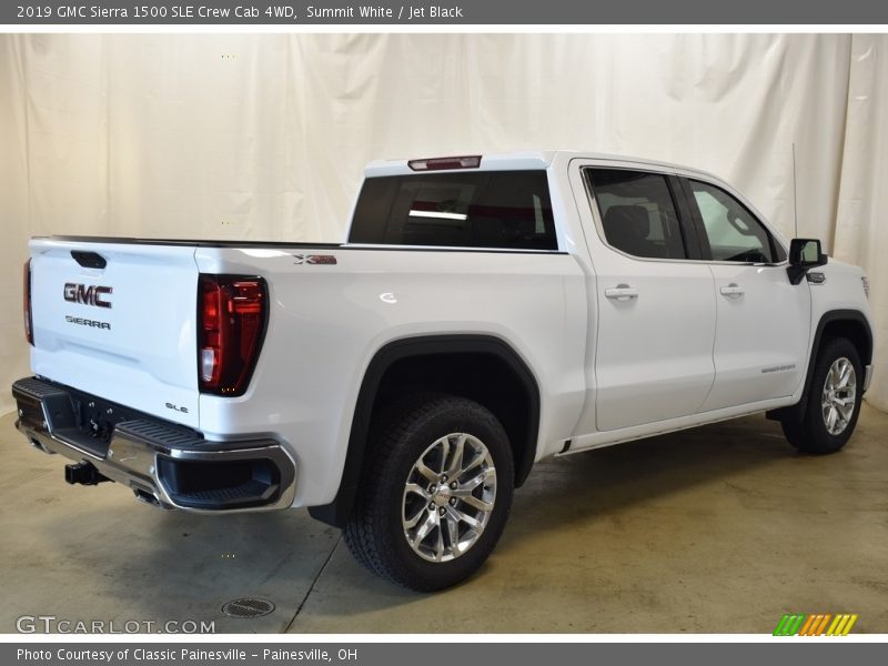 Summit White / Jet Black 2019 GMC Sierra 1500 SLE Crew Cab 4WD